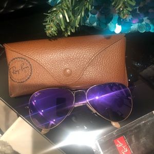 Ray Ban Purple Aviator